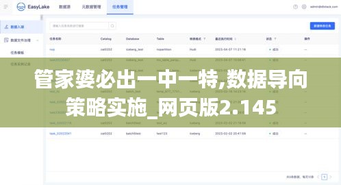 管家婆必出一中一特,数据导向策略实施_网页版2.145