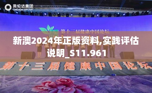 新澳2024年正版资料,实践评估说明_S11.961