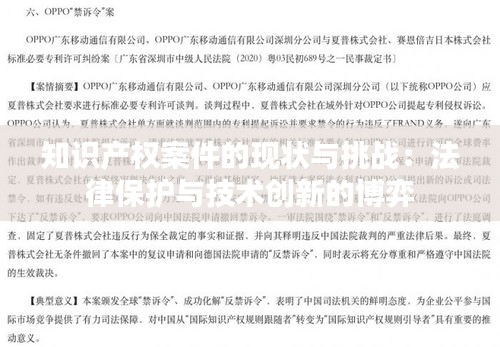 知识产权案件的现状与挑战：法律保护与技术创新的博弈
