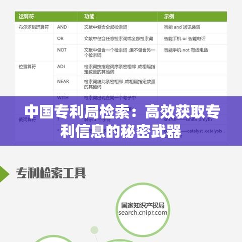 中国专利局检索：高效获取专利信息的秘密武器