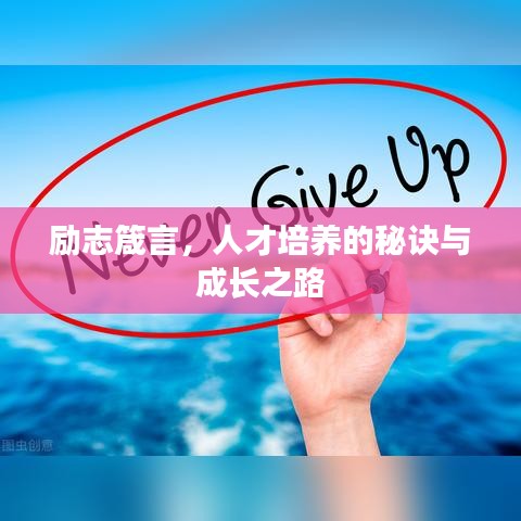 励志箴言，人才培养的秘诀与成长之路